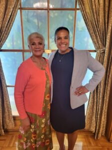 Carlina and her Mother at the 2024 annual dinner.